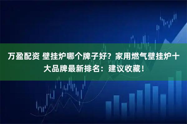 万盈配资 壁挂炉哪个牌子好？家用燃气壁挂炉十大品牌最新排名：建议收藏！
